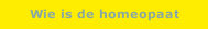 Wie is de homeopaat